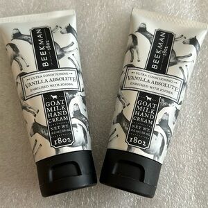 Beekman 1802 Goat Milk Hand Cream VANILLA ABSOLUTE - Lot of 2! BRAND NEW